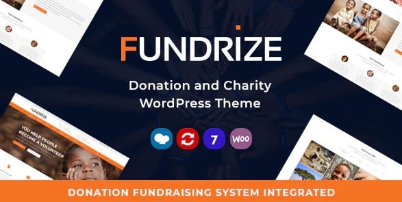 FUNDRIZE – RESPONSIVE DONATION & CHARITY WORDPRESS THEME